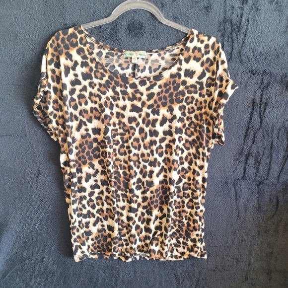 Vintage Suzie Tops - Vintage Suzie Leopard Print Women's Top Size XL